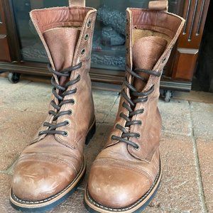 Americak Ranger Style Goodyear Welted Leather Boots
